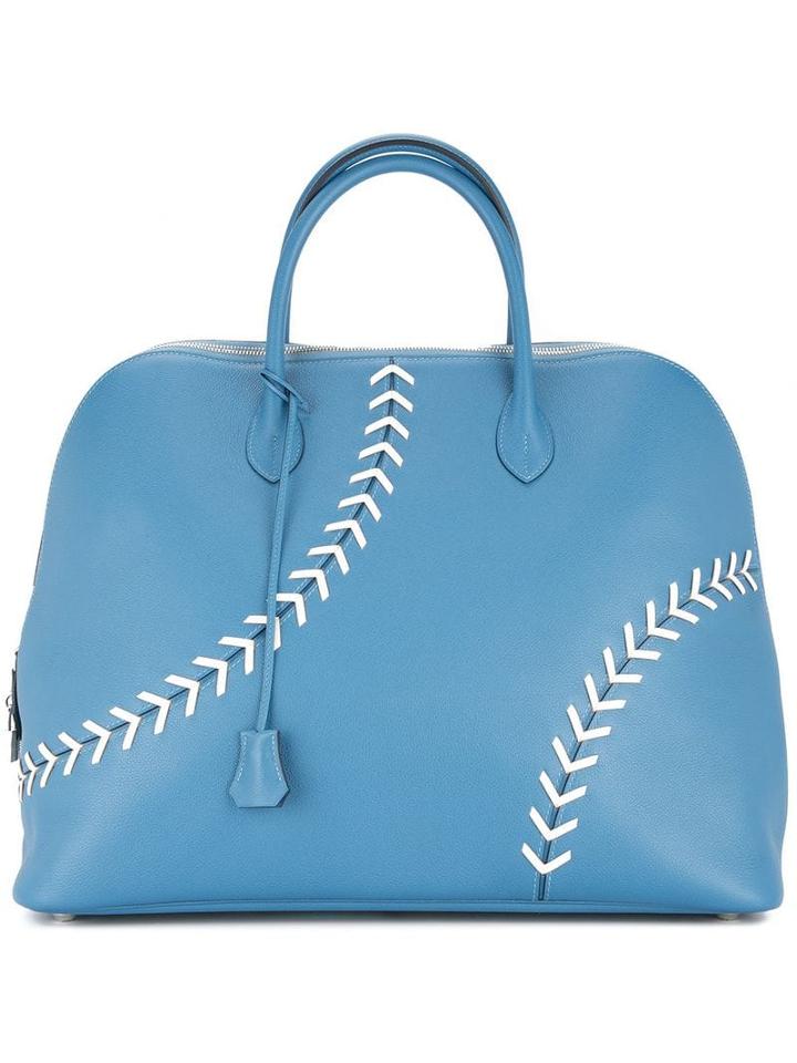 Hermès Pre-owned Sac Bolide Baseball Tote - Blue