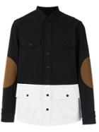 À La Garçonne - Panelled Shirt - Men - Cotton - Gg, Black, Cotton
