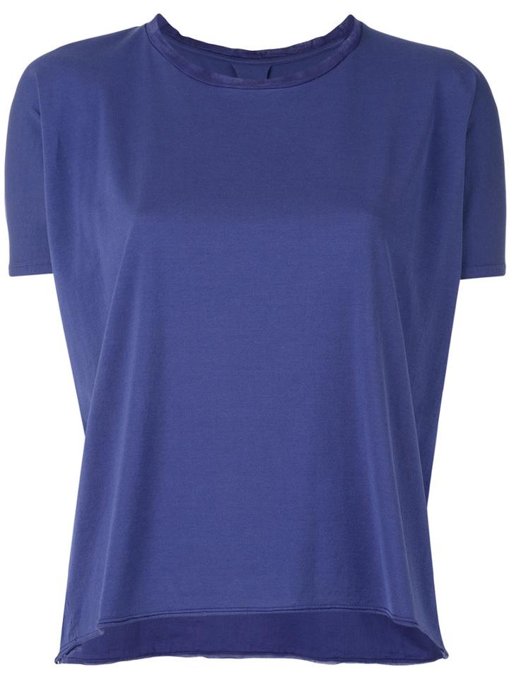 Kristensen Du Nord - Short Sleeve T-shirt - Women - Cotton - 5, Pink/purple, Cotton