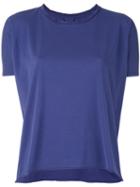 Kristensen Du Nord - Short Sleeve T-shirt - Women - Cotton - 5, Pink/purple, Cotton