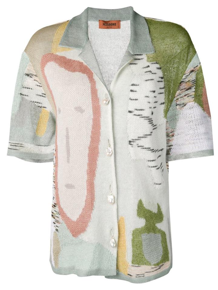 Missoni Short-sleeved Knit Shirt - Green