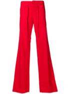 Romeo Gigli Vintage Loose Fit Drawstring Trousers - Red