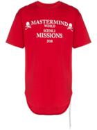 Mastermind Japan Missions Logo Cotton T-shirt - Red