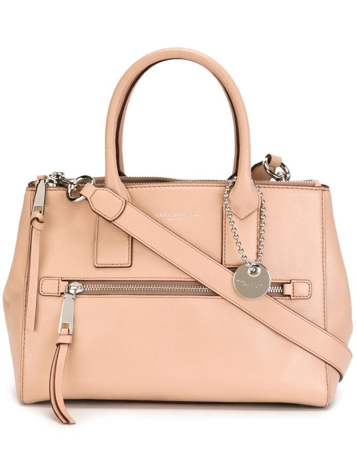 Marc Jacobs Recruit E/w Tote, Women's, Nude/neutrals, Calf Leather