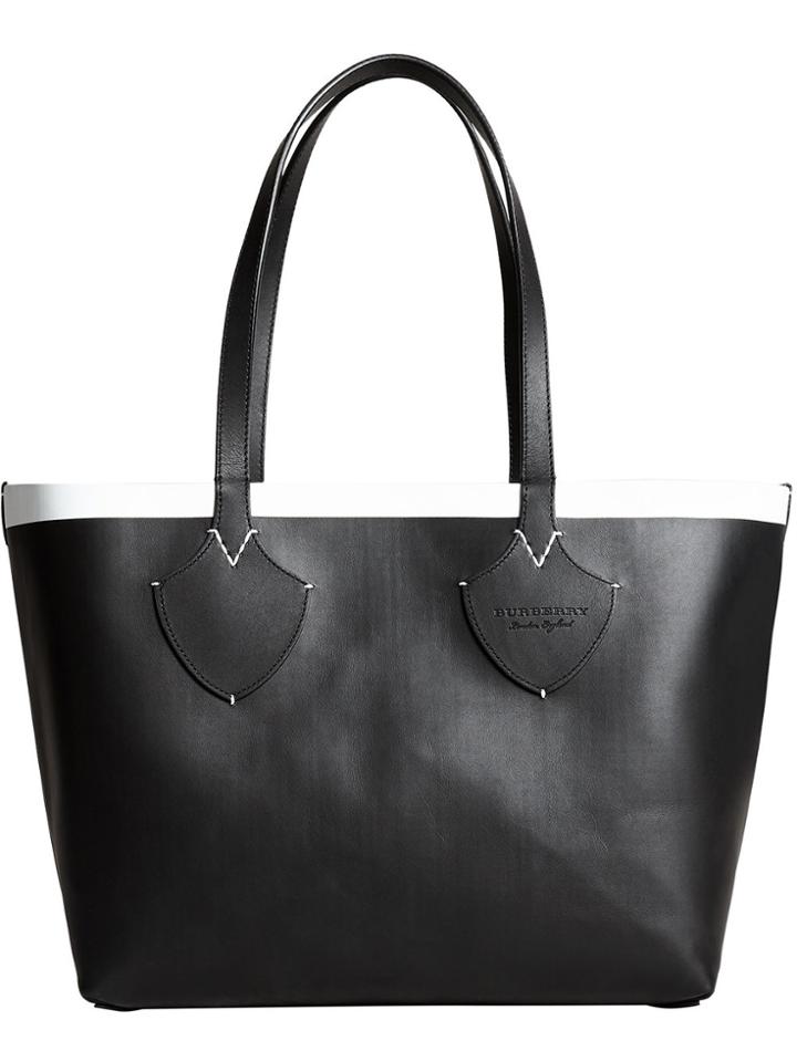 Burberry Medium Giant Reversible Tote - Black