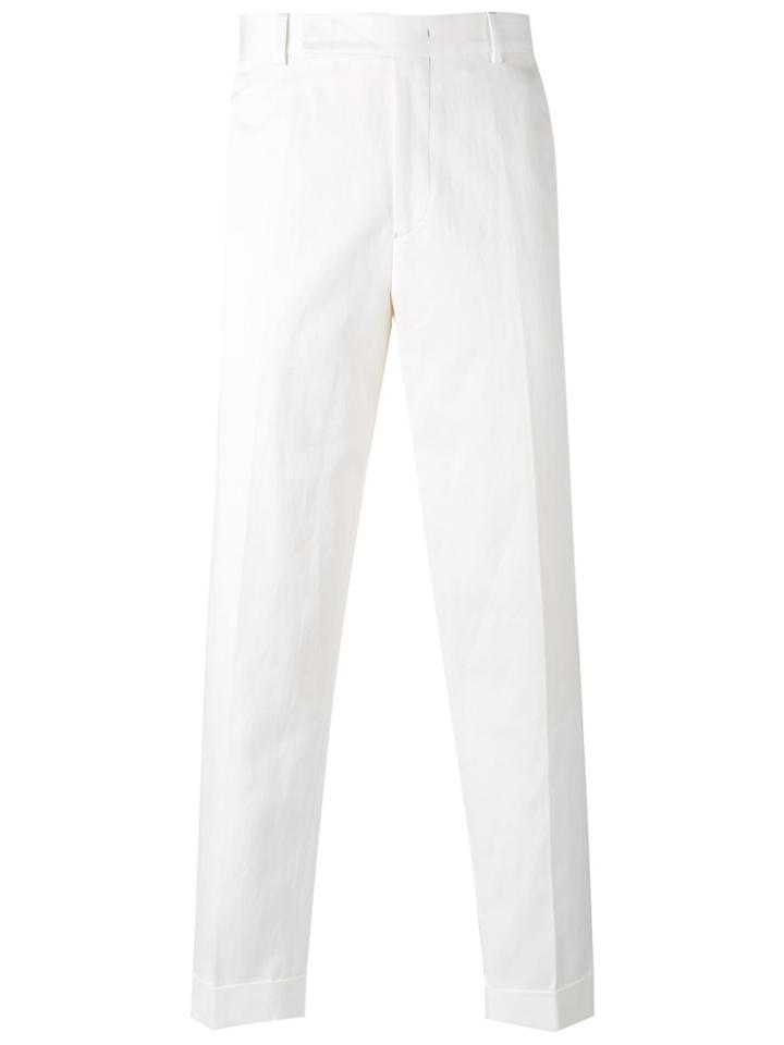 Paul Smith Classic Cropped Trousers - Nude & Neutrals