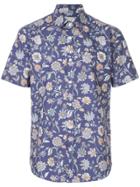 Gieves & Hawkes Floral Print Shirt - Blue
