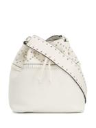 Red Valentino Studded Bucket Bag - White