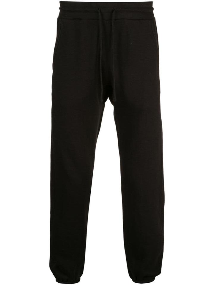 John Elliott Cropped Track Pants - Black