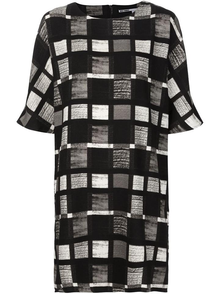 Just Female 'shady' Check Dress