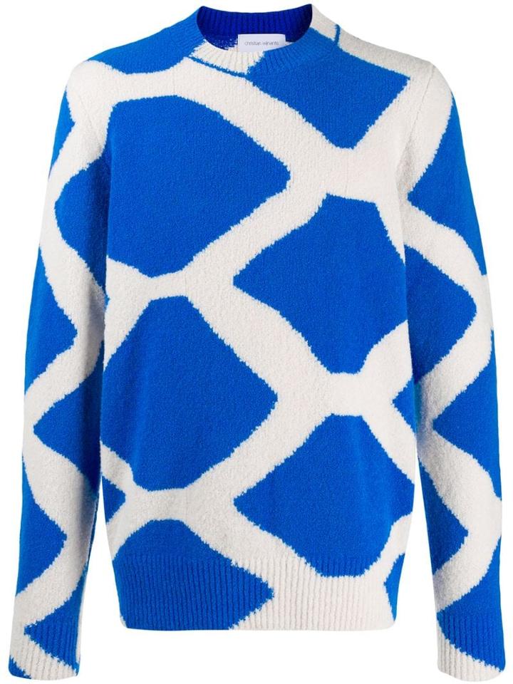Christian Wijnants Karel Intarsia Jumper - Blue