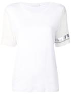 Fabiana Filippi Metallic Trim T-shirt - White