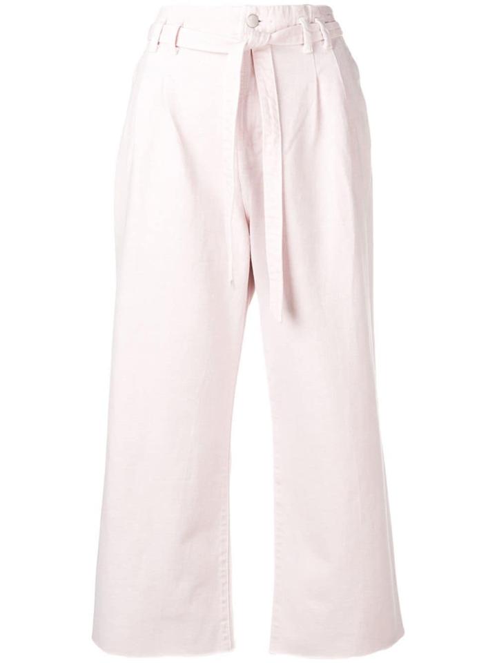 J Brand Belted Wide-leg Jeans - Pink