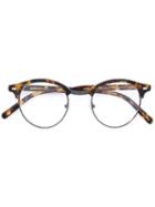Moscot - Aidim Glasses - Unisex - Acetate/metal (other) - 49, Nude/neutrals, Acetate/metal (other)