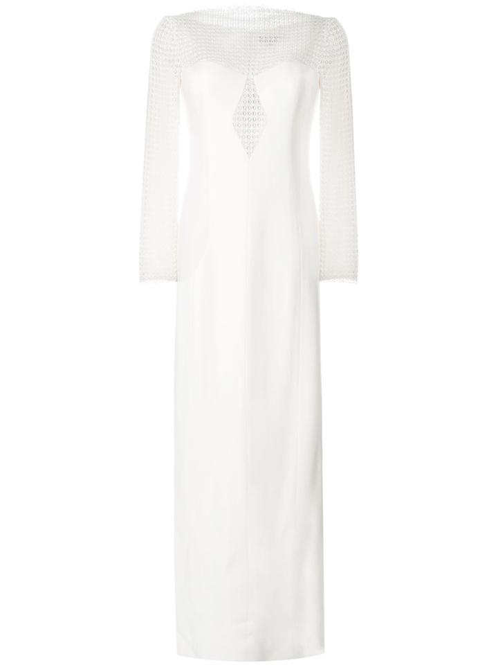 Alexander Wang Long Sleeved Column Gown - White