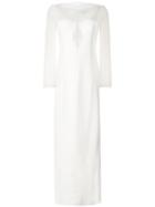 Alexander Wang Long Sleeved Column Gown - White