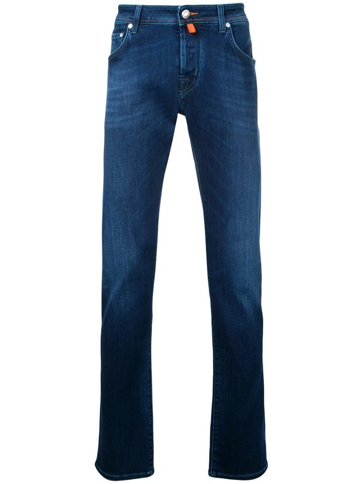 Jacob Cohen Classic Jeans, Men's, Size: 33, Blue, Cotton/elastolefin