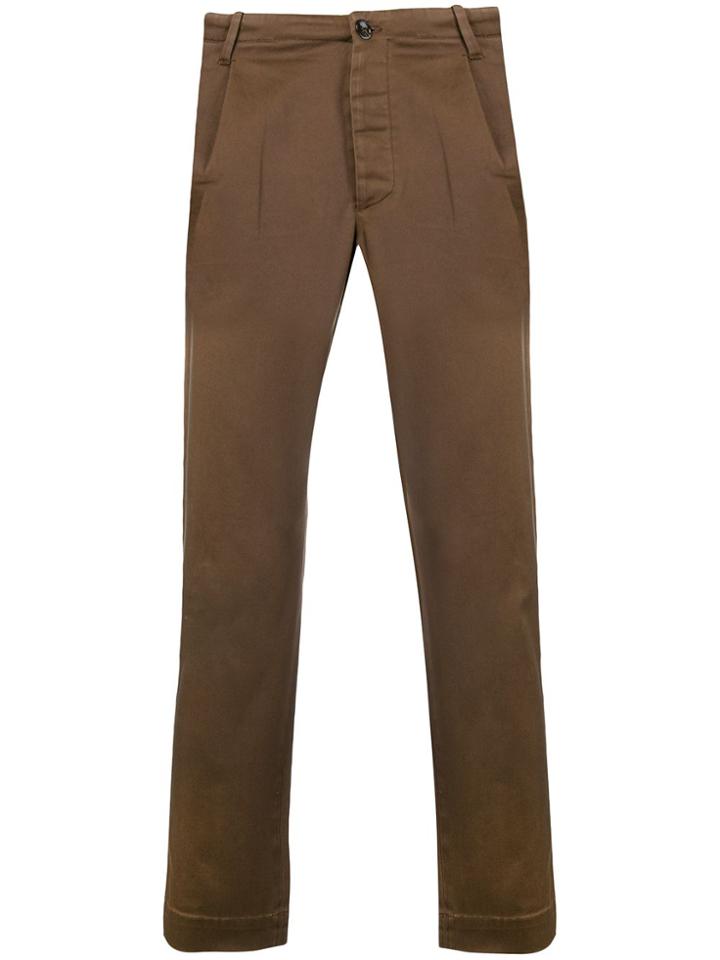 Nine In The Morning Slim-fit Trousers - Brown