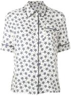 P.a.r.o.s.h. - Star Print Shirt - Women - Silk - Xs, White, Silk