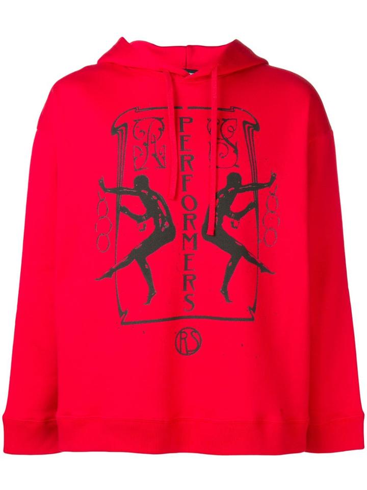 Raf Simons Printed Sweatshirt - Red