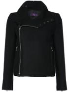 Y's Fitted Zipped Jacket - Black