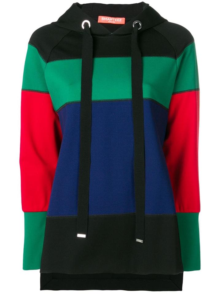 Smarteez Panelled Hooded Top - Black