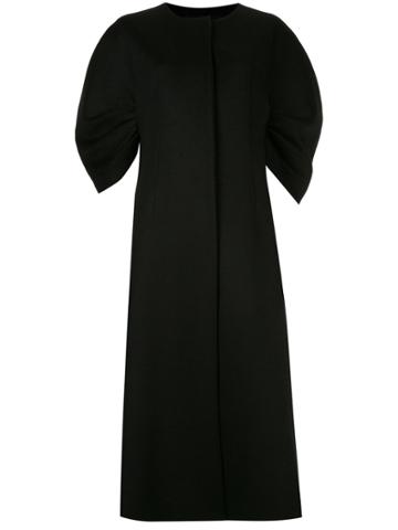 Goen.j Crescent Sleeved Coat - Black