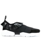 Emilio Pucci Ruffled Slip-on Sneakers - Black