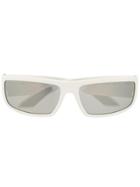 Prada Eyewear Sport Linear Sunglasses - White