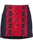 Figue Rikka Skirt, Women's, Size: 4, Blue, Cotton