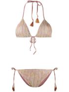 Missoni Tassel Tie Bikini - Neutrals