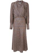 Joseph Gingham Midi Shirt Dress - Multicolour