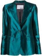 Each X Other Tailored Satin Jacket - Green