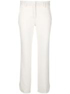 L'autre Chose Cropped Trousers - White