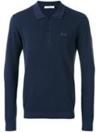 Sun 68 - Longsleeved Polo Shirt - Men - Cotton - L, Blue, Cotton
