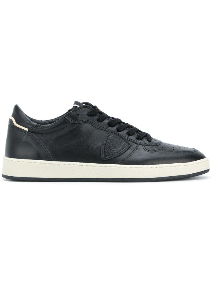 Philippe Model Lace Fastening Sneakers - Black