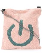 Tu Es Mon Trésor Fleece Power On Bag - Pink & Purple