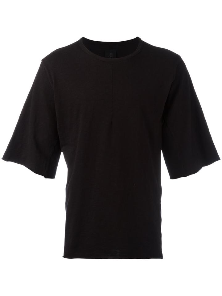 Thom Krom Half Sleeve T-shirt, Men's, Size: Large, Black, Cotton