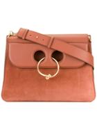 J.w.anderson Large Pierce Shoulder Bag, Women's, Brown, Calf Suede