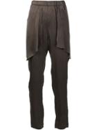 Rta 'courtney' Trousers, Women's, Size: Medium, Grey, Silk