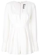 Alexis Murphy V-neck Playsuit - White