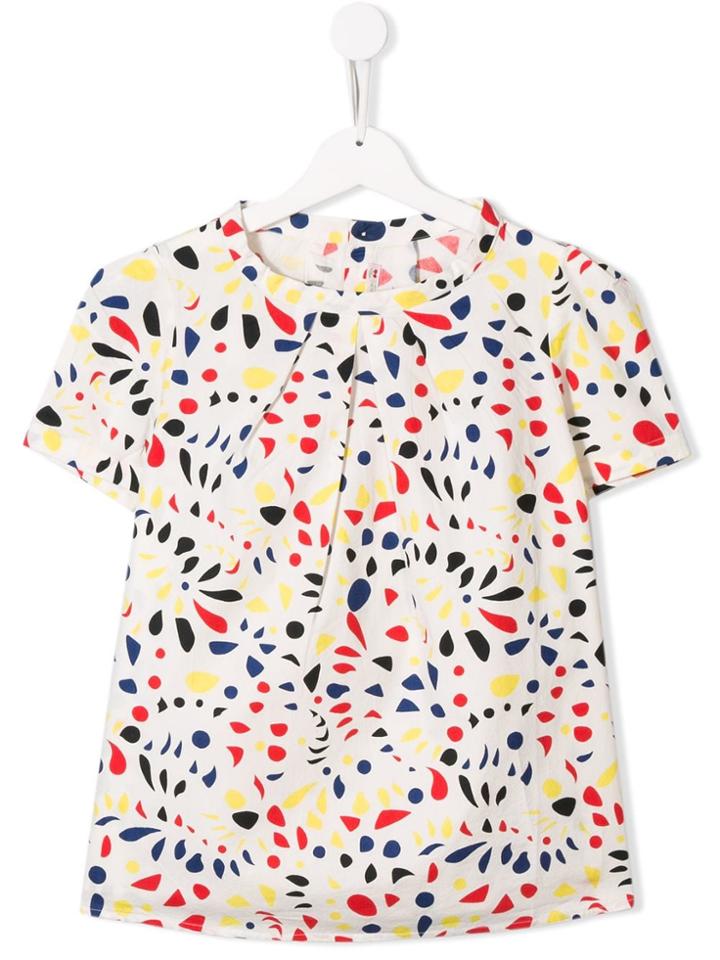 Bonpoint Laya Printed Blouse - White
