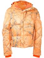 Kru Forest Puffer Jacket - Yellow & Orange