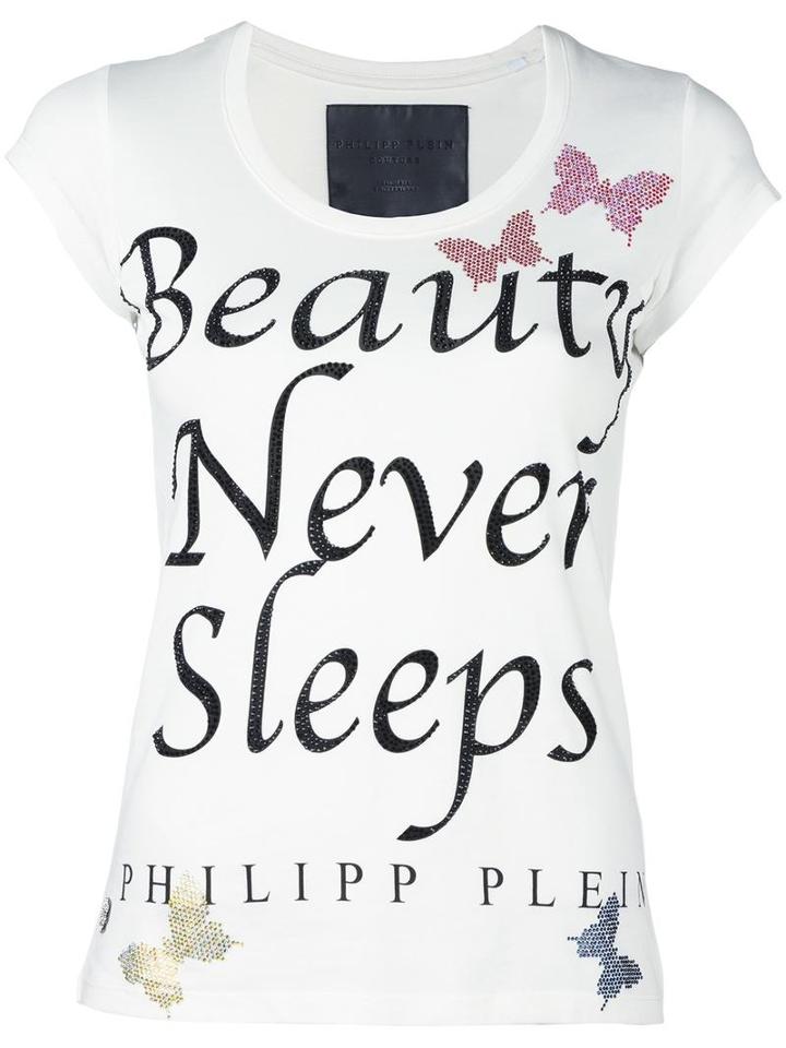 Philipp Plein 'brilliant' T-shirt, Women's, Size: Xs, White, Cotton
