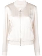 Majestic Filatures Metallic Bomber Jacket - Neutrals