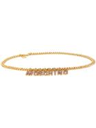 Moschino Enamelled Chain Belt - Gold