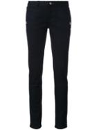 Loveless Zip Pocket Skinny Jeans, Women's, Size: 34, Black, Cotton