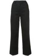 Tome Wide Leg Trousers - Black