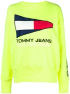 Tommy Jeans Sailing Gear Logo Sweatshirt - Yellow & Orange