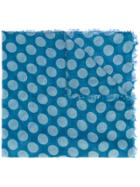 Faliero Sarti Polka-dot Scarf - Blue